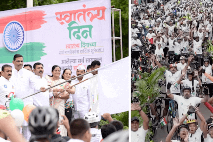 स्वातंत्र्यदिनी तिरंगा रॅली